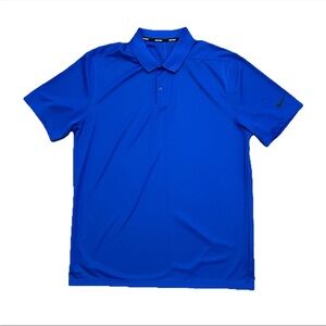 Nike Golf Dri-FIT Victory Polo Shirt Men’s L Blue Game Royal Solid 891881-480